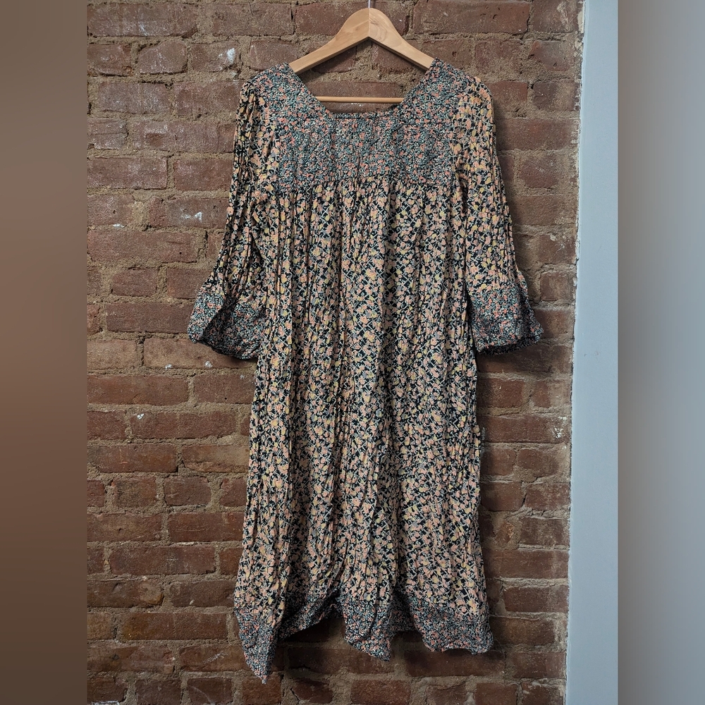 Vintage 70s Dress Made in India